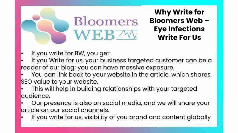Why Write for Bloomers Web – Eye Infections Write For Us