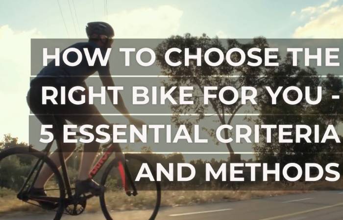 Choosing the Right Bike for You