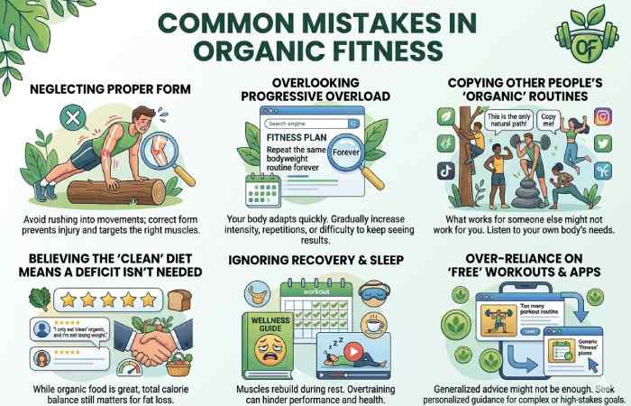 common mistakes in organic fitness